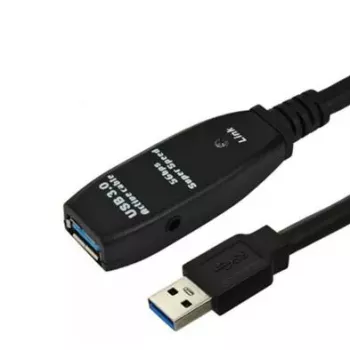 Microconnect USB3.0AAF10A USB-kaapeli USB 3.2 Gen 1 (3.1 Gen 1) 10 m USB A musta
