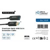Microconnect USB3.0AAF20AOP USB-kaapeli USB 3.2 Gen 1 (3.1 Gen 1) 20 m USB A musta