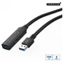 Microconnect USB3.0AAF5A USB-kaapeli USB 3.2 Gen 1 (3.1 Gen 1) 5 m USB A musta
