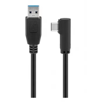 Microconnect USB3.1CA05A USB-kaapeli USB 3.2 Gen 1 (3.1 Gen 1) 0,5 m USB A USB C musta
