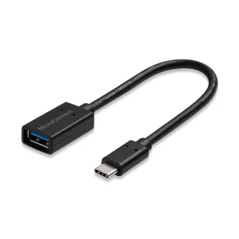 Microconnect USB3.1CAF02 USB-kaapeli USB 3.2 Gen 1 (3.1 Gen 1) 0,2 m USB-C USB-A musta