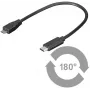Microconnect USB3.1CAMB02 USB-kaapeli USB 2.0 0,2 m Micro-USB B USB-C musta