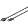 Microconnect USB3.1CAMIB3.06 USB-kaapeli USB 3.2 Gen 2 (3.1 Gen 2) 0,6 m USB-C Micro-USB B musta