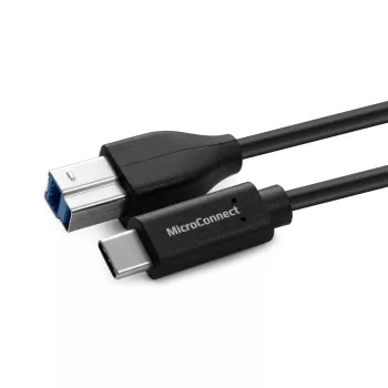 Microconnect USB3.1CB1 USB-kaapeli USB 3.2 Gen 1 (3.1 Gen 1) 1 m USB-C USB-B musta