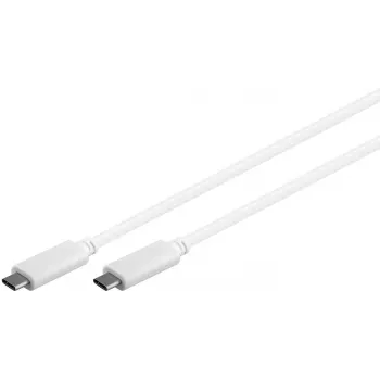 Microconnect USB3.1CC05W USB-kaapeli USB 3.2 Gen 2 (3.1 Gen 2) 0,5 m USB-C valkoinen