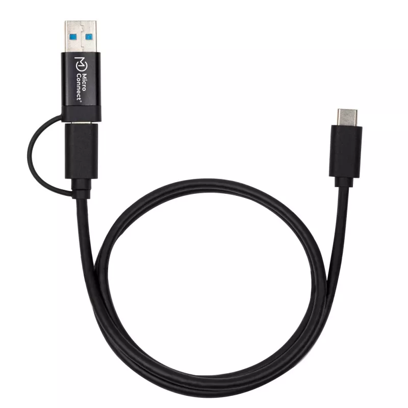 Microconnect USB3.1CCA1 USB-kaapeli USB 3.2 Gen 1 (3.1 Gen 1) 1 m USB-C musta