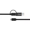 Microconnect USB3.1CCA1 USB-kaapeli USB 3.2 Gen 1 (3.1 Gen 1) 1 m USB-C musta