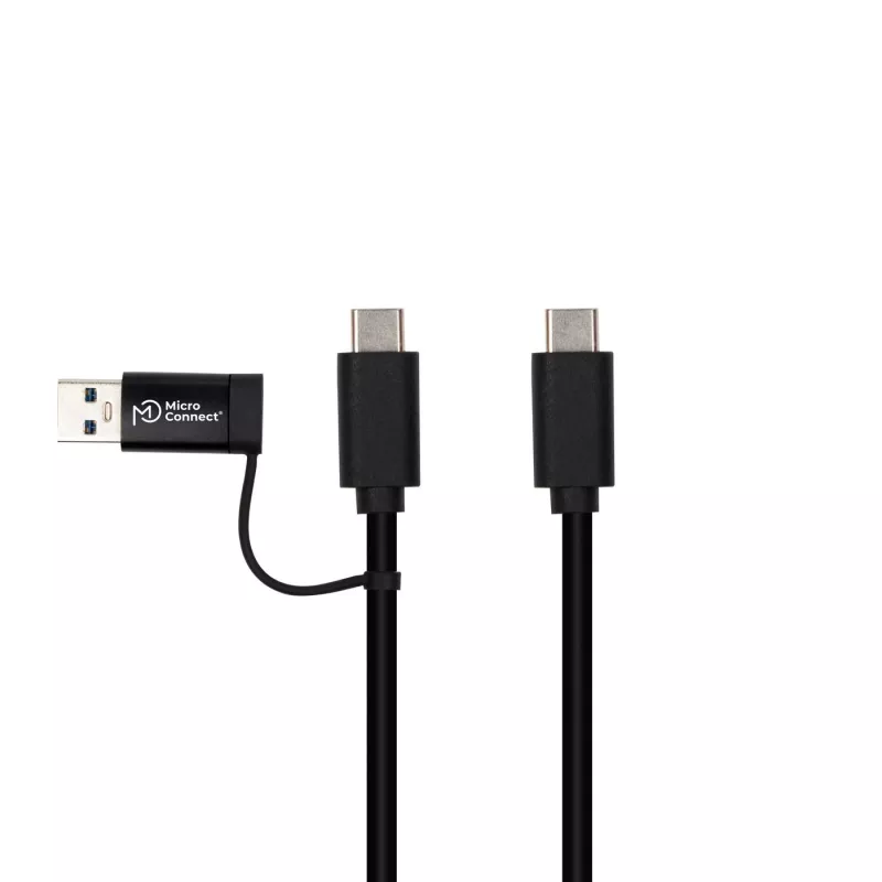 Microconnect USB3.1CCA1 USB-kaapeli USB 3.2 Gen 1 (3.1 Gen 1) 1 m USB-C musta