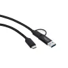Microconnect USB3.1CCA1 USB-kaapeli USB 3.2 Gen 1 (3.1 Gen 1) 1 m USB-C musta
