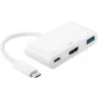 Microconnect USB3.1CCOM2 USB-näytönohjainsovitin valkoinen