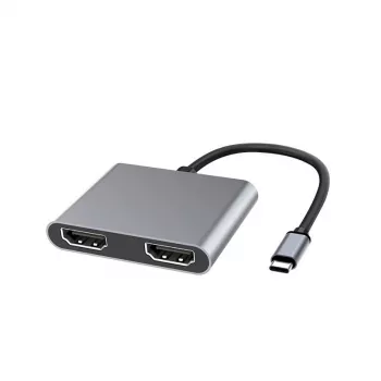 Microconnect USB3.1CHDMIX2 USB-näytönohjainsovitin musta