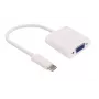 Microconnect USB3.1CVGAW USB-näytönohjainsovitin valkoinen