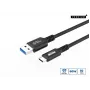 USB-kaapeli Microconnect USB3.2AC2 2 m USB-C USB-A 10 Gbit/s musta