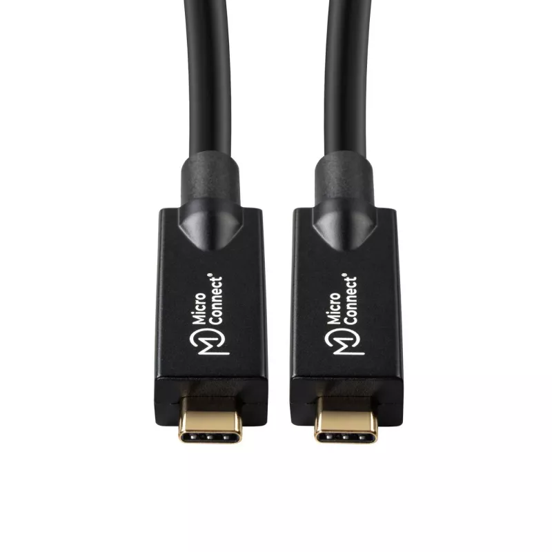 MicroConnect USB3.2CC10OP USB-kaapeli USB 3.2 Gen 2 (3.1 Gen 2) 10 m USB-C musta