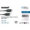 USB-kaapeli Microconnect USB3.2CC15OP 15 m USB-C musta 10 Gbit/s