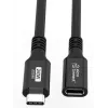 Microconnect USB3.2CC1EX USB-kaapeli USB4 Gen 2x2 1 m USB-C musta