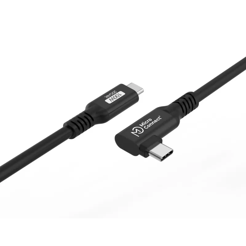 USB-kaapeli Microconnect USB3.2CC2-A 2 m USB-C musta USB 3.2 Gen 2x2 20 Gbit/s