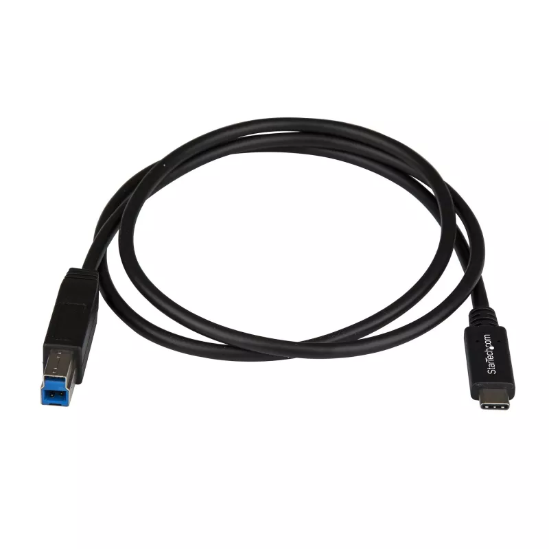 StarTech.com 1 m USB-B–USB-C-kaapeli, USB 10 Gbit/s, datakaapeli, USB 3.2 Gen 2, USB-C-datansiirtokaapeli
