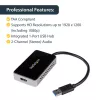 StarTech.com USB 3.0 -HDMI-sovitin 1x USB, USB–HDMI-näyttömuunnin Windowsille (ei tukea macOS/ChromeOS/Linux) - TAA