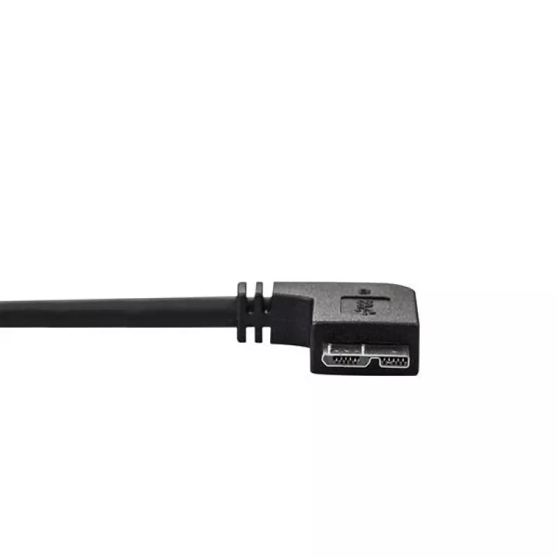 StarTech.com ohut Micro-USB 3.0 -kaapeli – M/M – vasemmalle kulmattu Micro-USB – 1 m (3 ft)