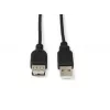 Microconnect USBAAF5B USB-kaapeli USB 2.0 5 m USB-A musta