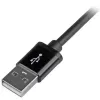 StarTech.com 2 m (6 ft.) USB–Lightning-kaapeli – pitkä iPhone / iPad / iPod -latauskaapeli – Lightning–USB-kaapeli – Apple MFi -sertifioitu – musta