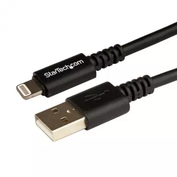 StarTech.com 3 m (10 ft.) USB–Lightning-kaapeli – pitkä iPhone / iPad / iPod -latauskaapeli – Lightning–USB-kaapeli – Apple MFi -sertifioitu – musta