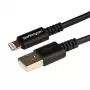 StarTech.com 3 m (10 ft.) USB–Lightning-kaapeli – pitkä iPhone / iPad / iPod -latauskaapeli – Lightning–USB-kaapeli – Apple MFi -sertifioitu – musta