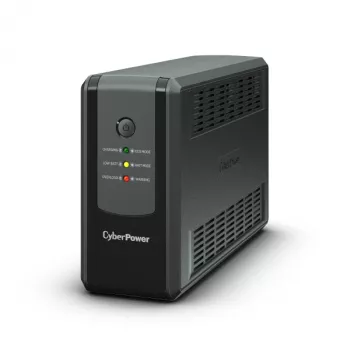 CyberPower UT650EG-FR keskeytymätön virransyöttö (UPS) Line-Interactive 0,65 kVA 360 W 3 AC-lähtöä