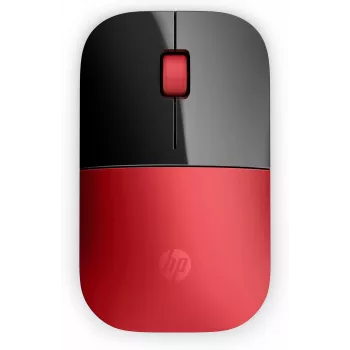 HP Z3700 langaton hiiri punainen, molempikätinen, optinen, RF Wireless, 1200 DPI, punainen