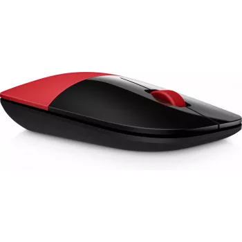 HP Z3700 langaton hiiri punainen, molempikätinen, optinen, RF Wireless, 1200 DPI, punainen