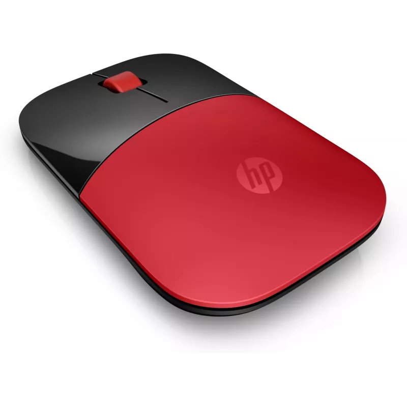 HP Z3700 langaton hiiri punainen, molempikätinen, optinen, RF Wireless, 1200 DPI, punainen