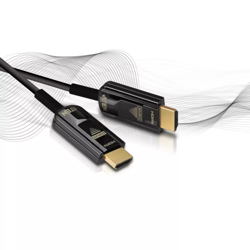 ATEN 10 m True 4K HDMI 2.0 aktiivinen optinen kaapeli (True 4K@10m)