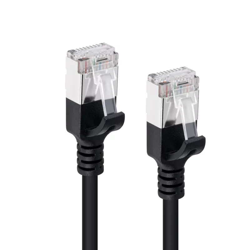 Microconnect V-FTP6A015S ohut verkkokaapeli musta 1,5 m Cat6a U/FTP (STP)