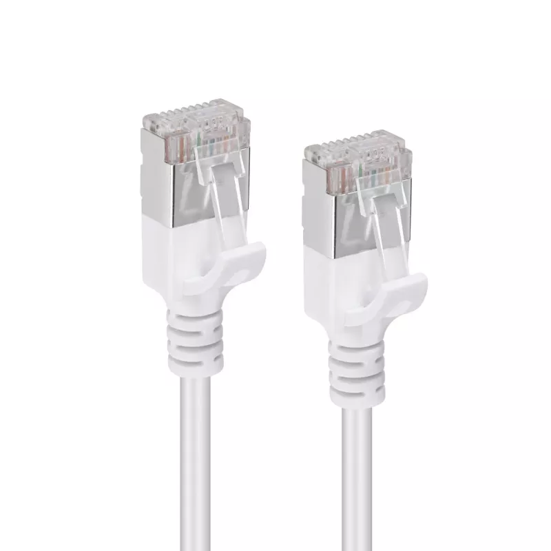 Microconnect V-FTP6A01W ohut verkkokaapeli valkoinen 1 m Cat6a U/FTP (STP)