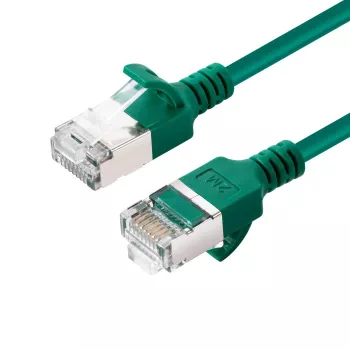 Microconnect V-FTP6A03G ohut verkkokaapeli vihreä 3 m Cat6a U/FTP (STP)