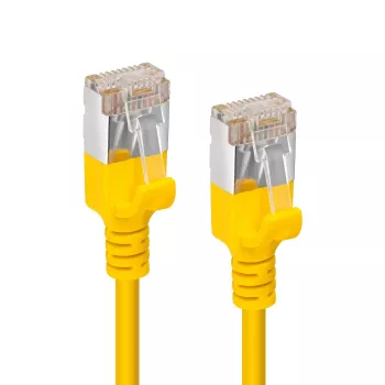 Microconnect V-FTP6A10Y ohut verkkokaapeli keltainen 10 m Cat6a U/FTP (STP)