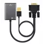 Microconnect VGAHDMI VGA-kaapeli 0,15 m VGA (D-Sub) musta