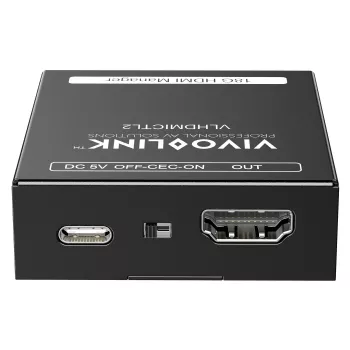 Vivolink VLHDMICTL2 EDID-emulaattori 3840x2160 18 Gbit/s musta
