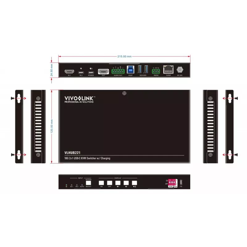 Vivolink VLHUB221 USB-näytönohjainsovitin
