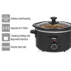 Haudutuspadat Tristar VS-3915 3,5L musta kiertosäädin 180W