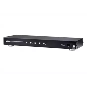 ATEN 4-porttinen True 4K HDMI -kytkin Dual, HDMI, metalli, musta, 60 Hz, 3 m, 3840 x 2160, 4096 x 2160