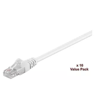 Microconnect V-UTP501WVP verkkokaapeli valkoinen 1 m Cat5e U/UTP (UTP)