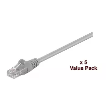 Microconnect V-UTP515VP verkkokaapeli harmaa 15 m Cat5e U/UTP (UTP)
