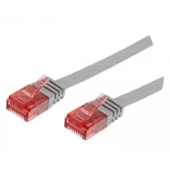 Microconnect V-UTP60025-FLAT verkkokaapeli harmaa 0,25 m Cat6 U/UTP (UTP)