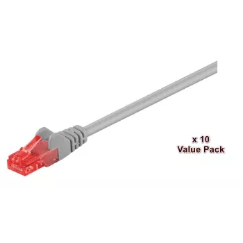 Microconnect V-UTP601VP verkkokaapeli harmaa 1 m Cat6 U/UTP (UTP)