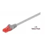 Microconnect V-UTP615VP Cat6 U/UTP verkkokaapeli, 15 m, harmaa, 5 kpl:n pakkaus