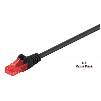 Microconnect V-UTP620SVP verkkokaapeli musta 20 m Cat6 U/UTP (UTP)
