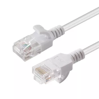 Microconnect V-UTP6A015W ohut verkkokaapeli valkoinen 1,5 m Cat6a U/UTP (UTP)