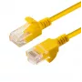 Microconnect V-UTP6A01Y ohut verkkokaapeli keltainen 1 m Cat6a U/UTP (UTP)